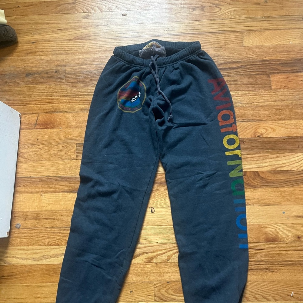 Aviator Nation Multicolor Logo Sweatpants